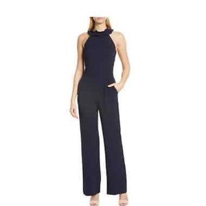 Harper Rose Ruffle Halter Neck Jumpsuit NWOT size 6
